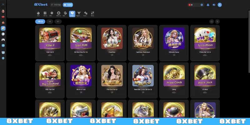 Giới thiệu sức hấp dẫn của game bài 8XBET